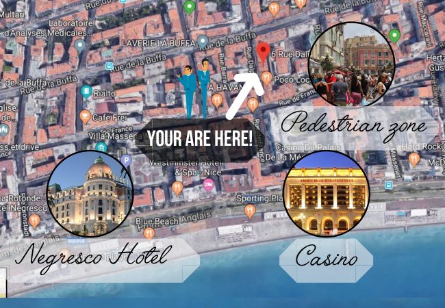 Apartment in Nice - N&J - CALIFORNIA - Central - Very close sea Apartment in Nice - N&J - CALIFORNIA - Central - Very close sea