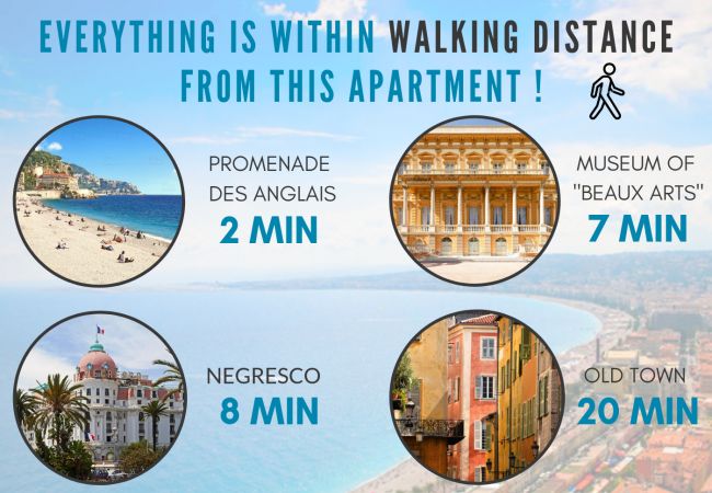 Apartment in Nice - N&J -PALAIS RENOIR - Close sea - Free parking Apartment in Nice - N&J -PALAIS RENOIR - Close sea - Free parking