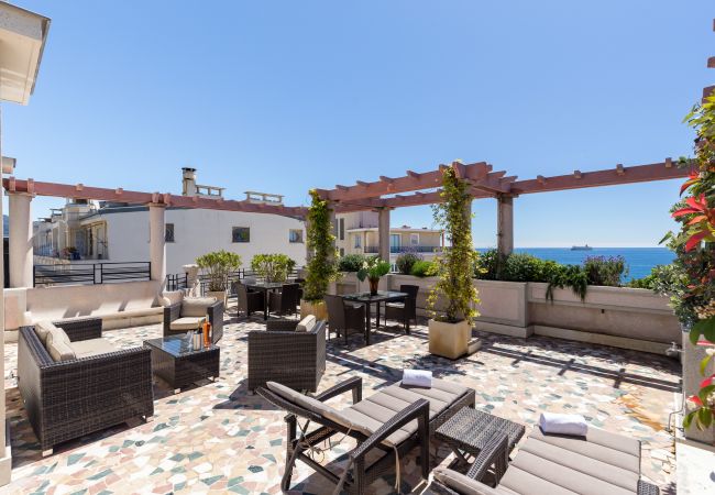 Apartment in Nice - N&J - SEA VIEW TERRACE PENTHOUSE - Private terrace