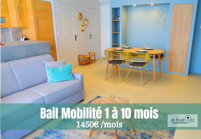  in Nice - GALET TERRASSE - MOBILITY LEASE FROM 1 TO 10 MONTHS 