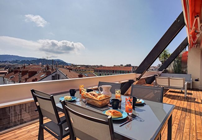 Apartment in Nice - N&J  - SKY LIGHT TERRACE - Central - Close sea