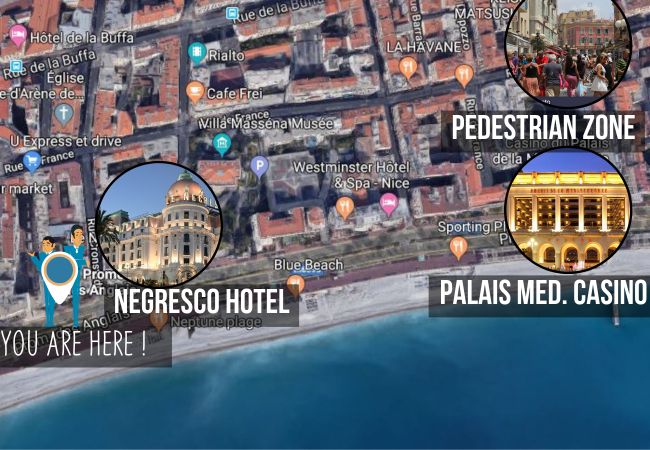 Apartment in Nice - N&J - HORIZON PROMENADE - Central - Sea front Apartment in Nice - N&J - HORIZON PROMENADE - Central - Sea front