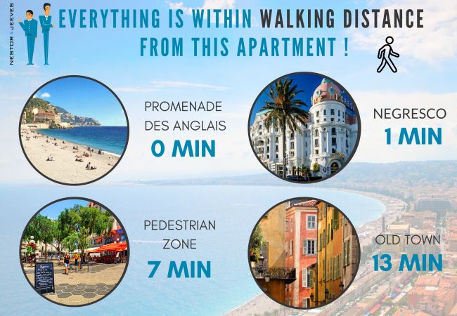 Apartment in Nice - N&J - HORIZON PROMENADE - Central - Sea front Apartment in Nice - N&J - HORIZON PROMENADE - Central - Sea front