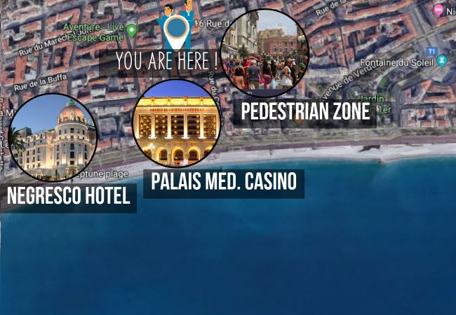 Apartment in Nice - N&J - POP RETRO - Central - By sea Apartment in Nice - N&J - POP RETRO - Central - By sea