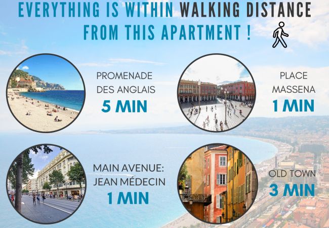 Apartment in Nice - N&J - MASSENA LOUNGE - Hyper center - By sea Apartment in Nice - N&J - MASSENA LOUNGE - Hyper center - By sea