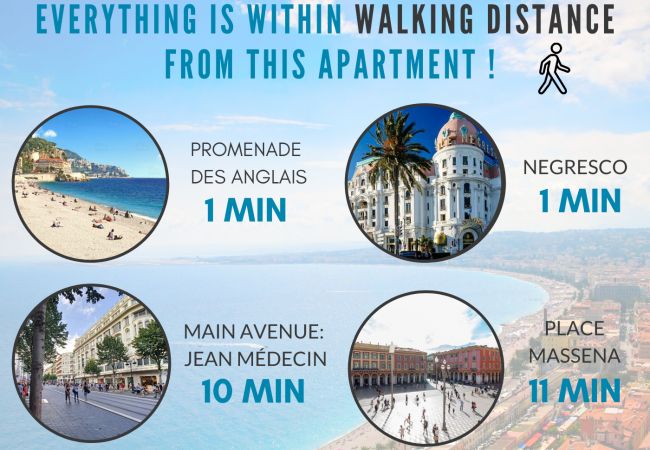 Studio in Nice - N&J - RIVOLI PALM  - City center - Very close sea Studio in Nice - N&J - RIVOLI PALM  - City center - Very close sea