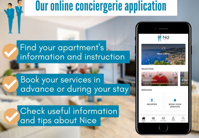 Apartment in Nice - N&J - SUNSET TERRACE - Free parking - Top floor Apartment in Nice - N&J - SUNSET TERRACE - Free parking - Top floor