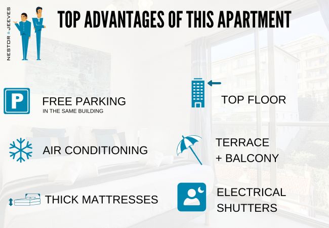 Apartment in Nice - N&J - SUNSET TERRACE - Free parking - Top floor Apartment in Nice - N&J - SUNSET TERRACE - Free parking - Top floor