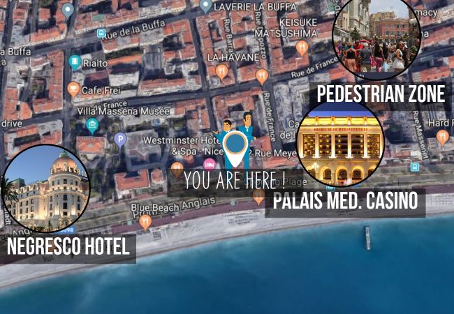 Apartment in Nice - N&J - MARIA BEACH - Central - Very close sea Apartment in Nice - N&J - MARIA BEACH - Central - Very close sea