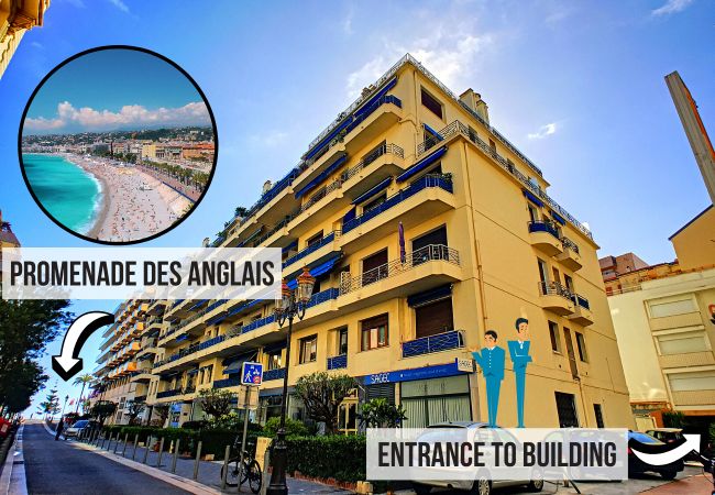 Studio in Nice - N&J - LIDO BEACH - Central - Very close sea