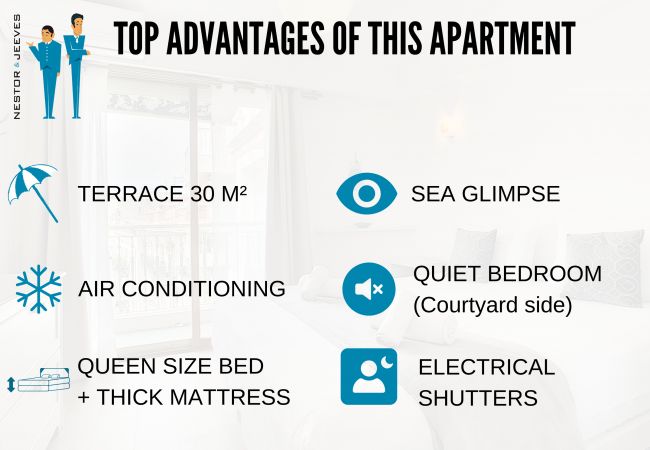 Apartment in Nice - N&J - SUNRISE TERRACE - Close sea - Terrace 30m² Apartment in Nice - N&J - SUNRISE TERRACE - Close sea - Terrace 30m²