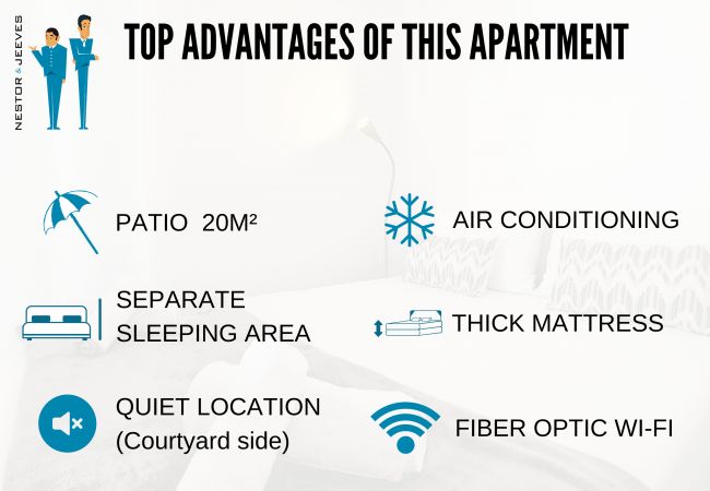 Studio in Nice - N&J - BERLIOZ PATIO - Central - Residential area - Patio 20m² Studio in Nice - N&J - BERLIOZ PATIO - Central - Residential area - Patio 20m²