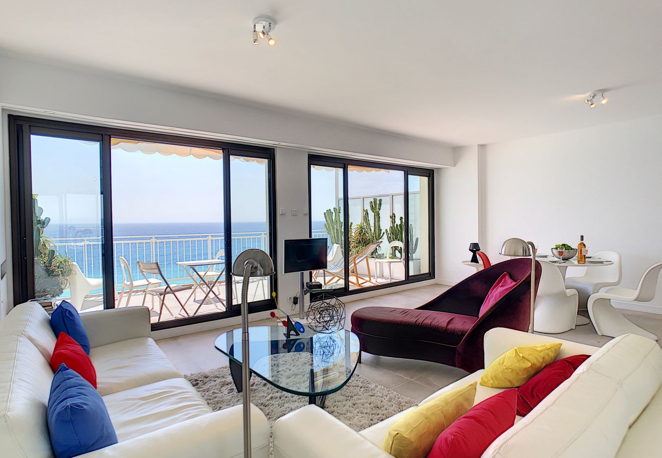Apartment in Nice - N&J - PARADISE PROMENADE - Terrace 20m² with sea view - Top floor