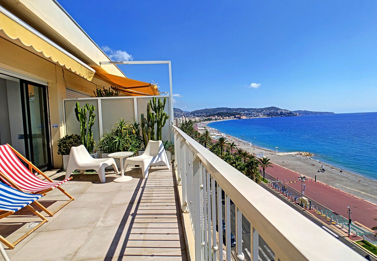 Apartment in Nice - N&J - PARADISE PROMENADE - Terrace 20m² sea view