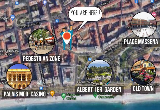 Apartment in Nice - N&J -  CACTUS RIVIERA - Central - Very close sea  Apartment in Nice - N&J -  CACTUS RIVIERA - Central - Very close sea