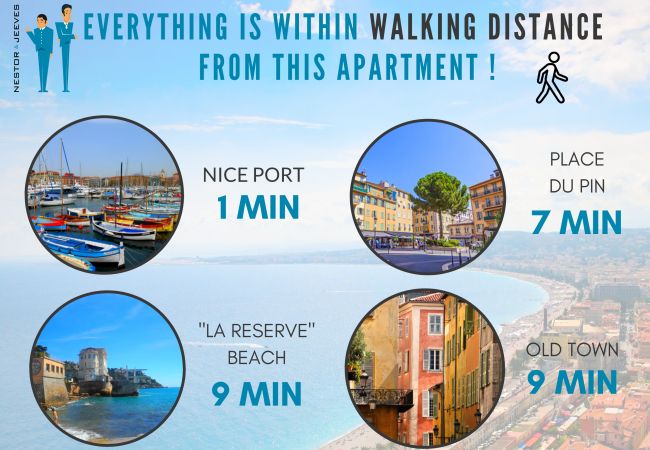 Apartment in Nice - N&J - BLUE PEARL - Port - Close Old Town Apartment in Nice - N&J - BLUE PEARL - Port - Close Old Town