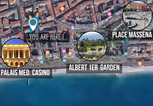 Apartment in Nice - N&J - SEA AND SUN - CENTER - NEAR THE SEA  Apartment in Nice - N&J - SEA AND SUN - CENTER - NEAR THE SEA