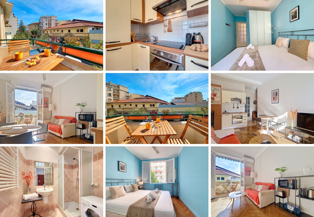 Apartment in Nice - N&J - PANTAI - Central - Close sea - Balcony