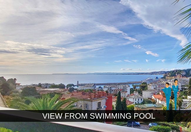 Studio in Nice - N&J - GRAND SUD TERRASSE - Pool - Free parking 