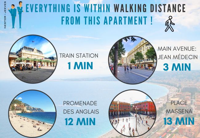 Apartment in Nice - N&J - PALAIS HISPANIA - Top floor - Central Apartment in Nice - N&J - PALAIS HISPANIA - Top floor - Central