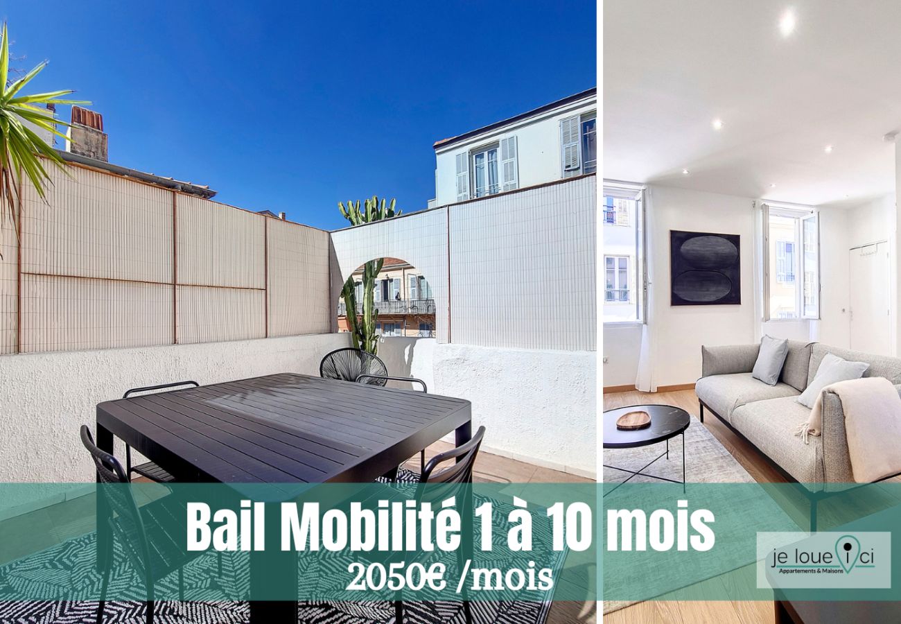 Apartment in Nice - DREAMY TERRACE MOBILITY LEASE FROM 1 TO 10 MONTHS