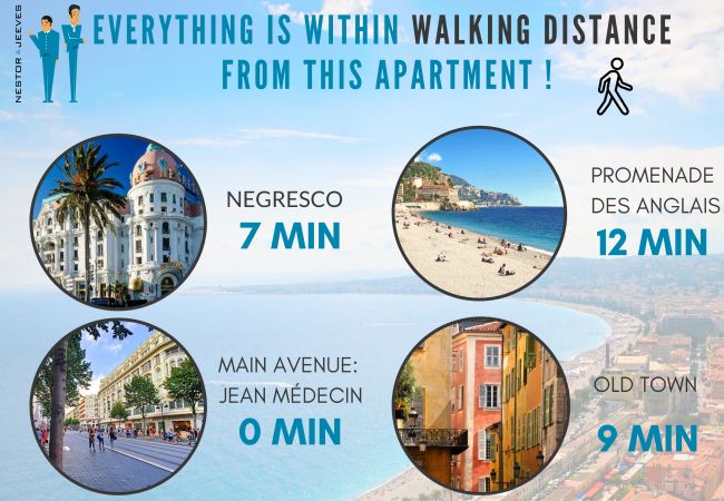 Apartment in Nice - N&J - NICE TO MEET YOU - Central - Top floor Apartment in Nice - N&J - NICE TO MEET YOU - Central - Top floor
