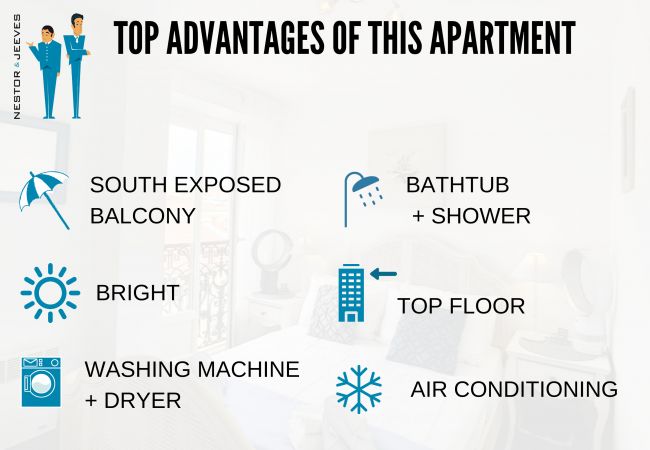 Apartment in Nice - N&J - NICE TO MEET YOU - Central - Top floor Apartment in Nice - N&J - NICE TO MEET YOU - Central - Top floor