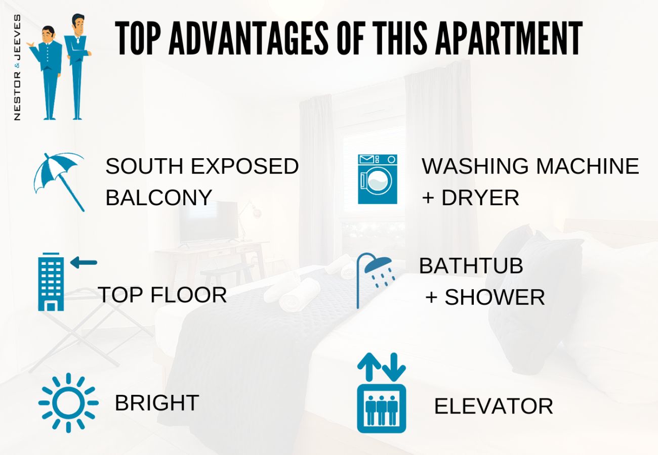 Apartment in Nice - N&J - NICE TO MEET YOU - Central - Top floor