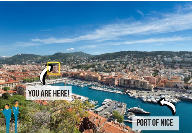 Apartment in Nice - N&J  - SUN DECK TERRACE - Port of Nice Apartment in Nice - N&J  - SUN DECK TERRACE - Port of Nice