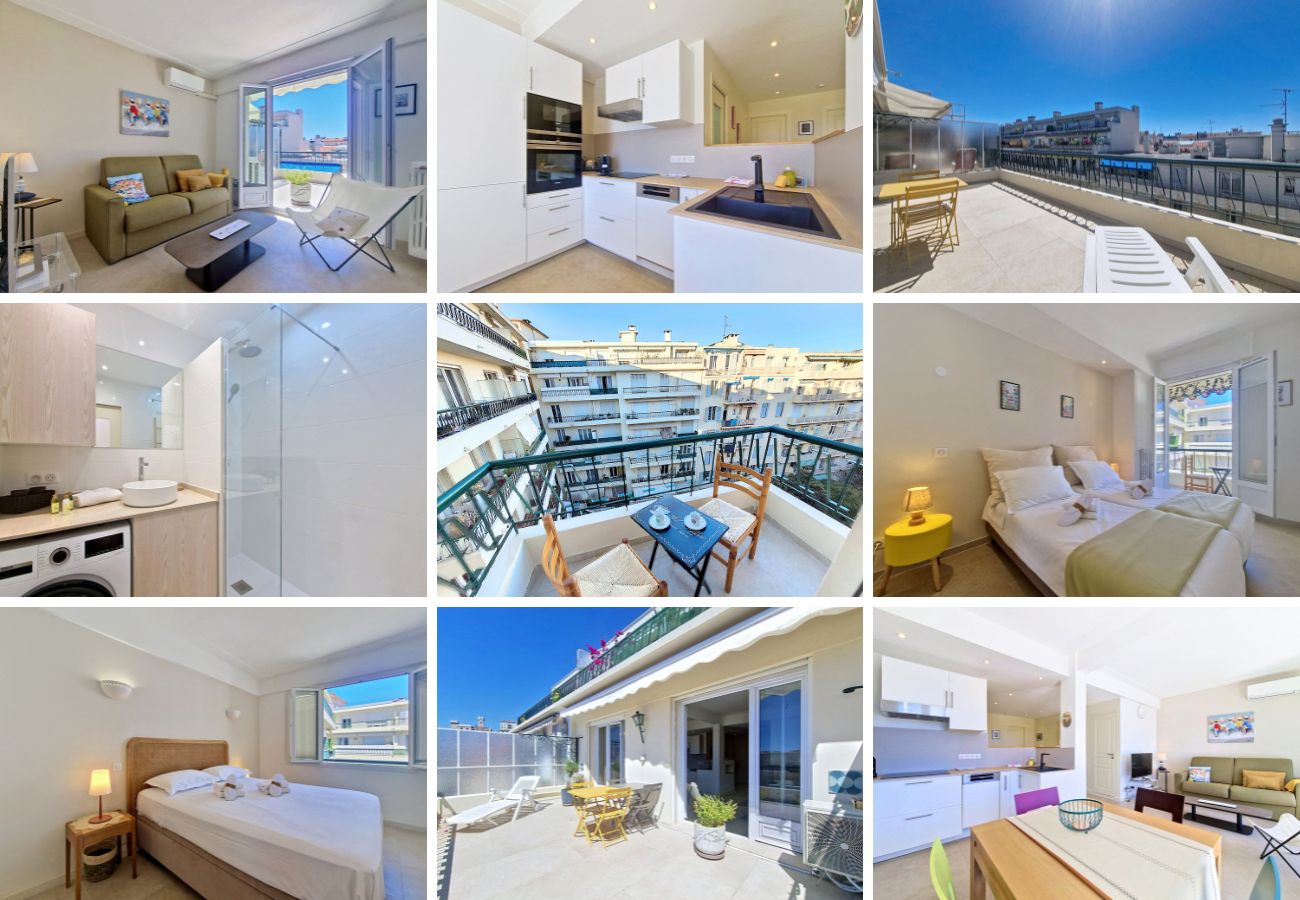 Apartment in Nice - N&J - CIEL AZUR - Terrace - Near Beach 