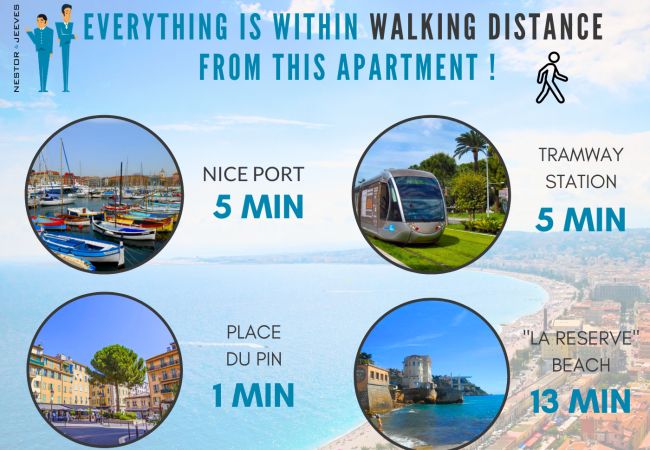 Apartment in Nice -  N&J - PALAIS DU PORT - Balcony - Le Port Place du Pin Apartment in Nice -  N&J - PALAIS DU PORT - Balcony - Le Port Place du Pin