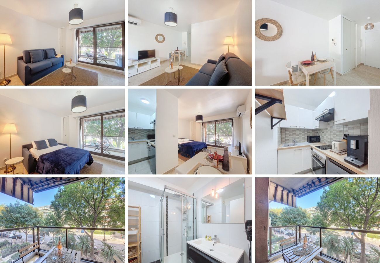 Studio in Nice - N&J - KALLISTA - Balcony - Central 