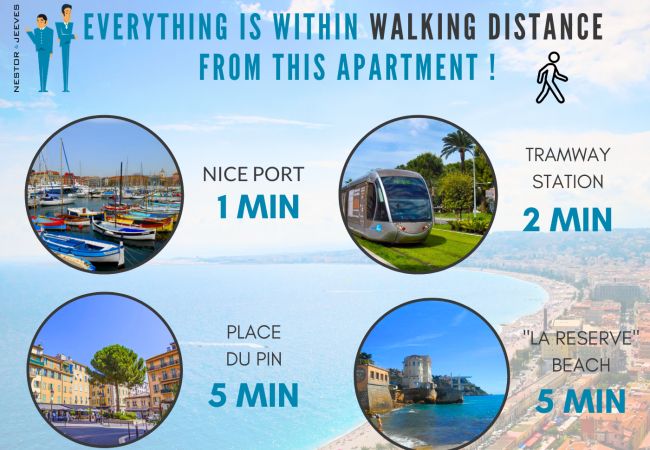 Apartment in Nice - N&J - FEI HOME - PORT - MODERN Apartment in Nice - N&J - FEI HOME - PORT - MODERN