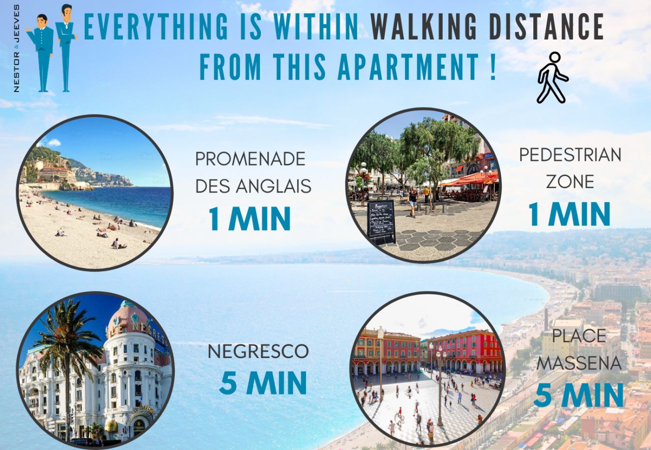 Apartment in Nice - N&J - TERRASSE DU SUD - Central - Near Beach 