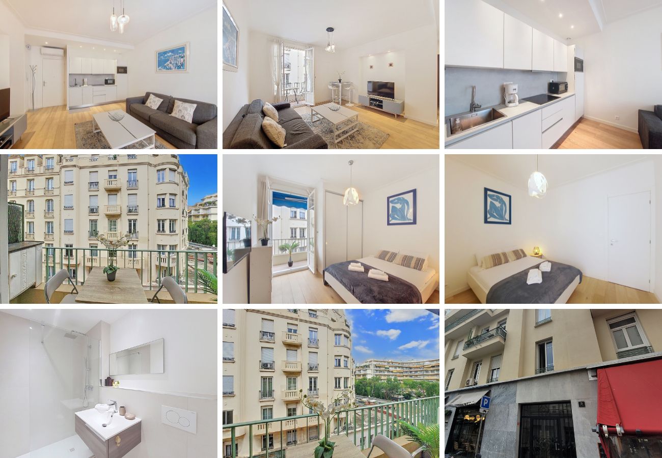 Apartment in Nice - New! N&J - MATISSE PLAGE - Central - Balcony