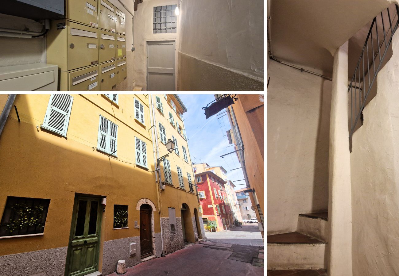 Studio in Nice - New! N&J - REFLET D'OR - Vieux Nice - Neau beach