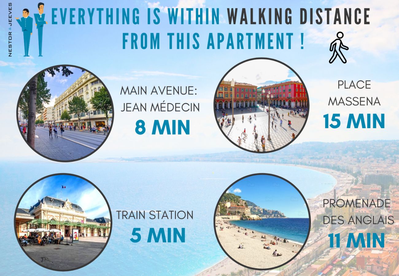 Apartment in Nice - NEW! N&J - CLEMENCEAU