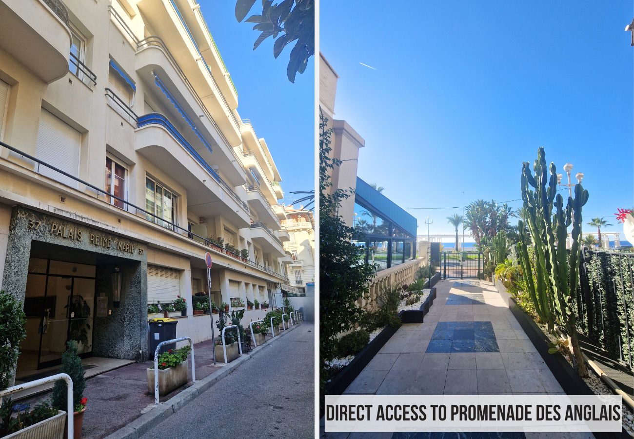 Apartment in Nice - New! N&J - LADY BLUE - By sea - Terrace