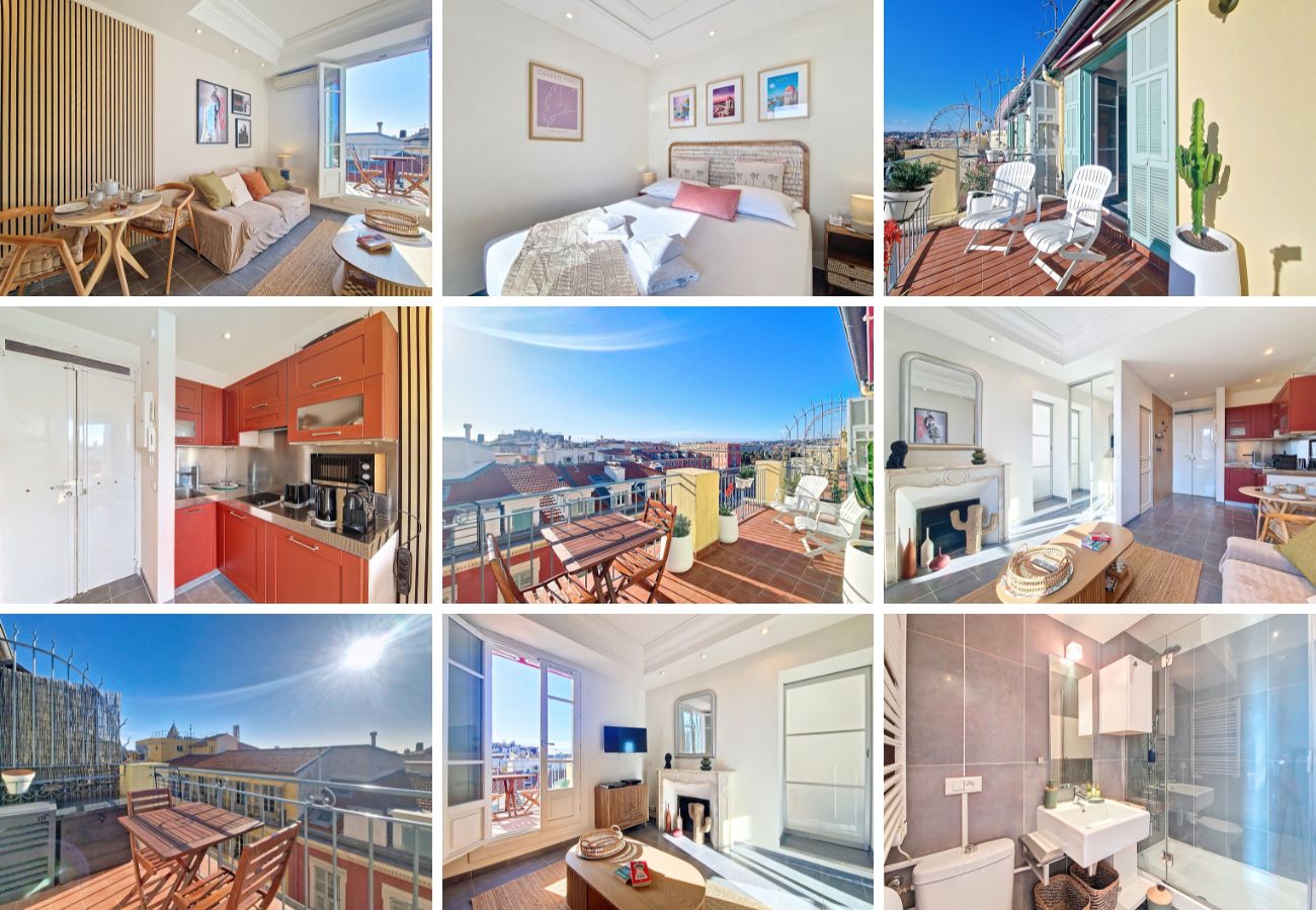 Apartment in Nice - New! N&J - RIVIERA JAURES - Terrace - Close old town