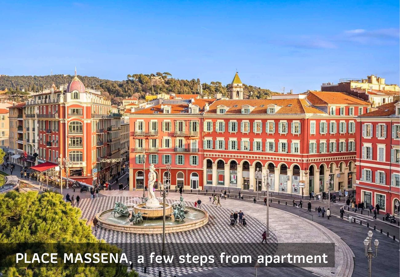 Apartment in Nice - New! N&J - RIVIERA JAURES - Terrace - Close old town