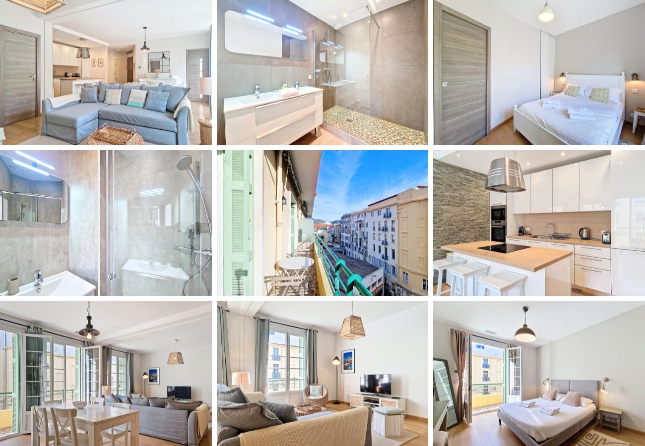 Apartment in Nice - New! N&J - GELATO - Bright - Balcony