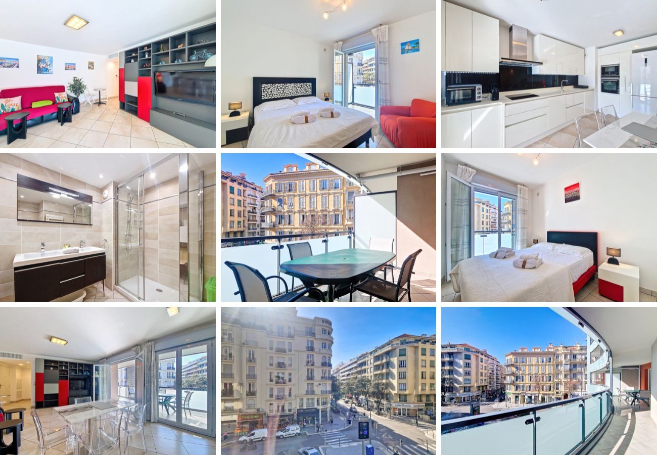 Apartment in Nice - New! N&J - GAMBETTA HORIZON - By sea - Terrace