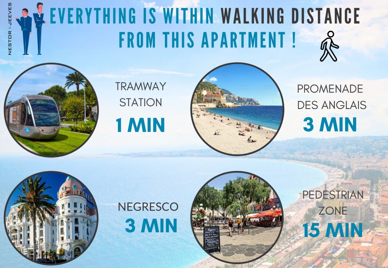 Apartment in Nice - New! N&J - MARINA AZUR - By sea - Terrace