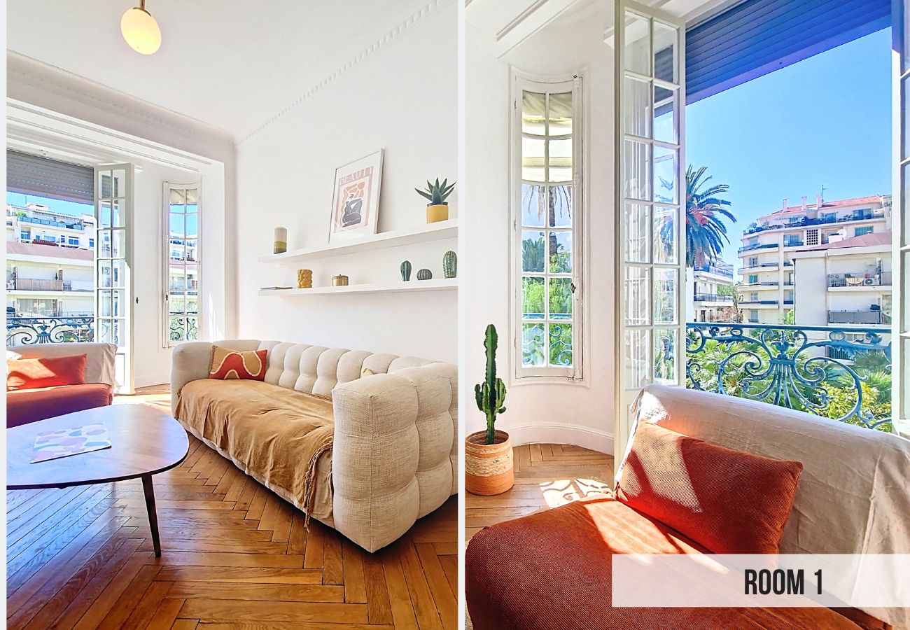 Apartment in Nice - New! N&J - CLOS DES FLEURS - Luminous - Spacious