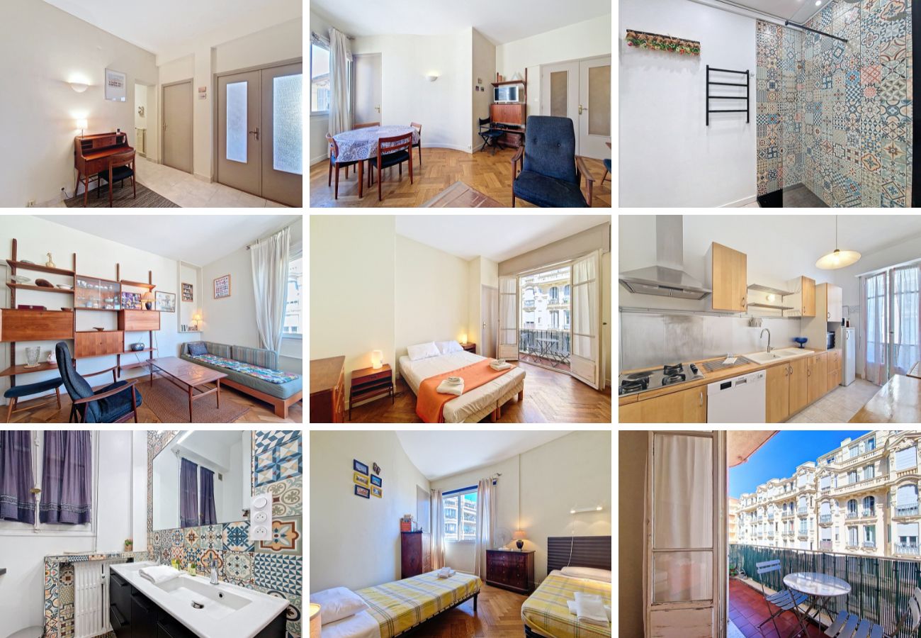 Apartment in Nice - New! N&J -LE CATINAT - Spacious - Balcony