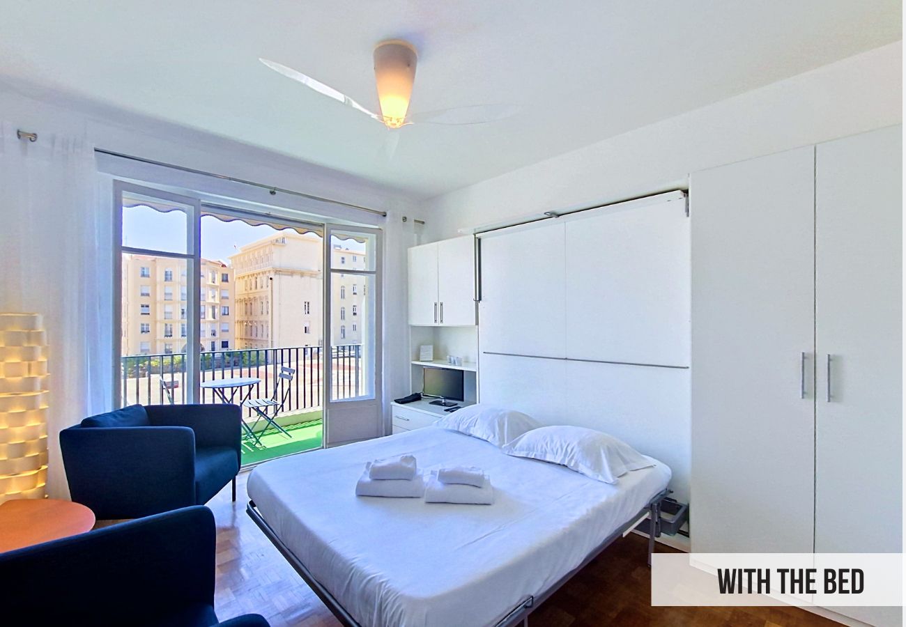 Studio in Nice - New! N&J - BALCON D'AZUR - By sea - Balcony