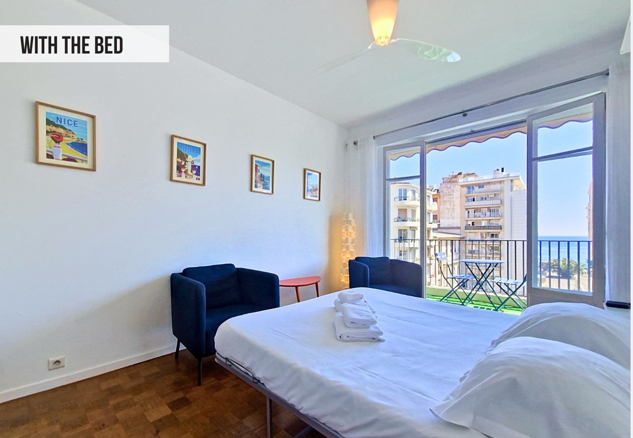Studio in Nice - New! N&J - BALCON D'AZUR - By sea - Balcony