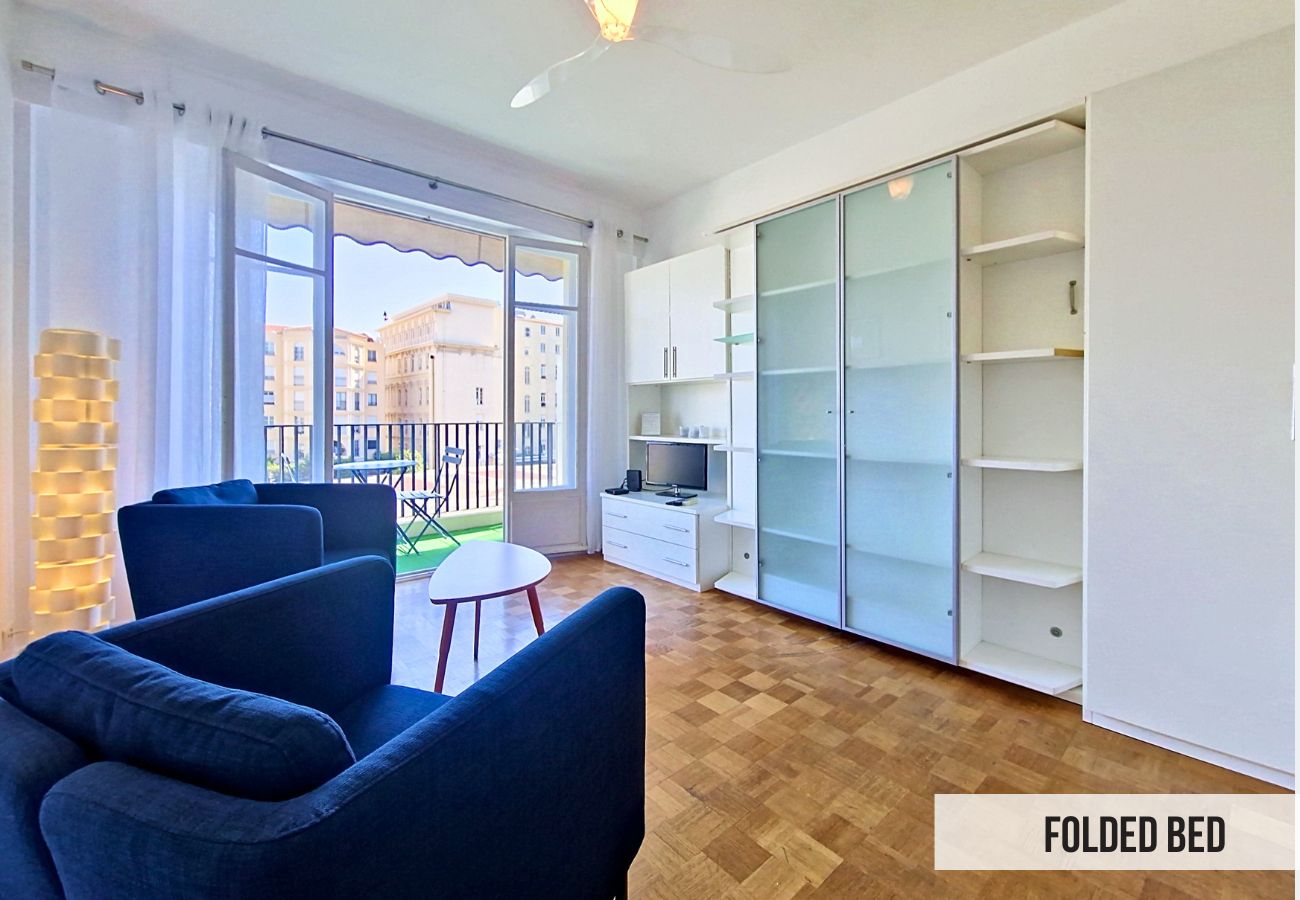 Studio in Nice - New! N&J - BALCON D'AZUR - By sea - Balcony
