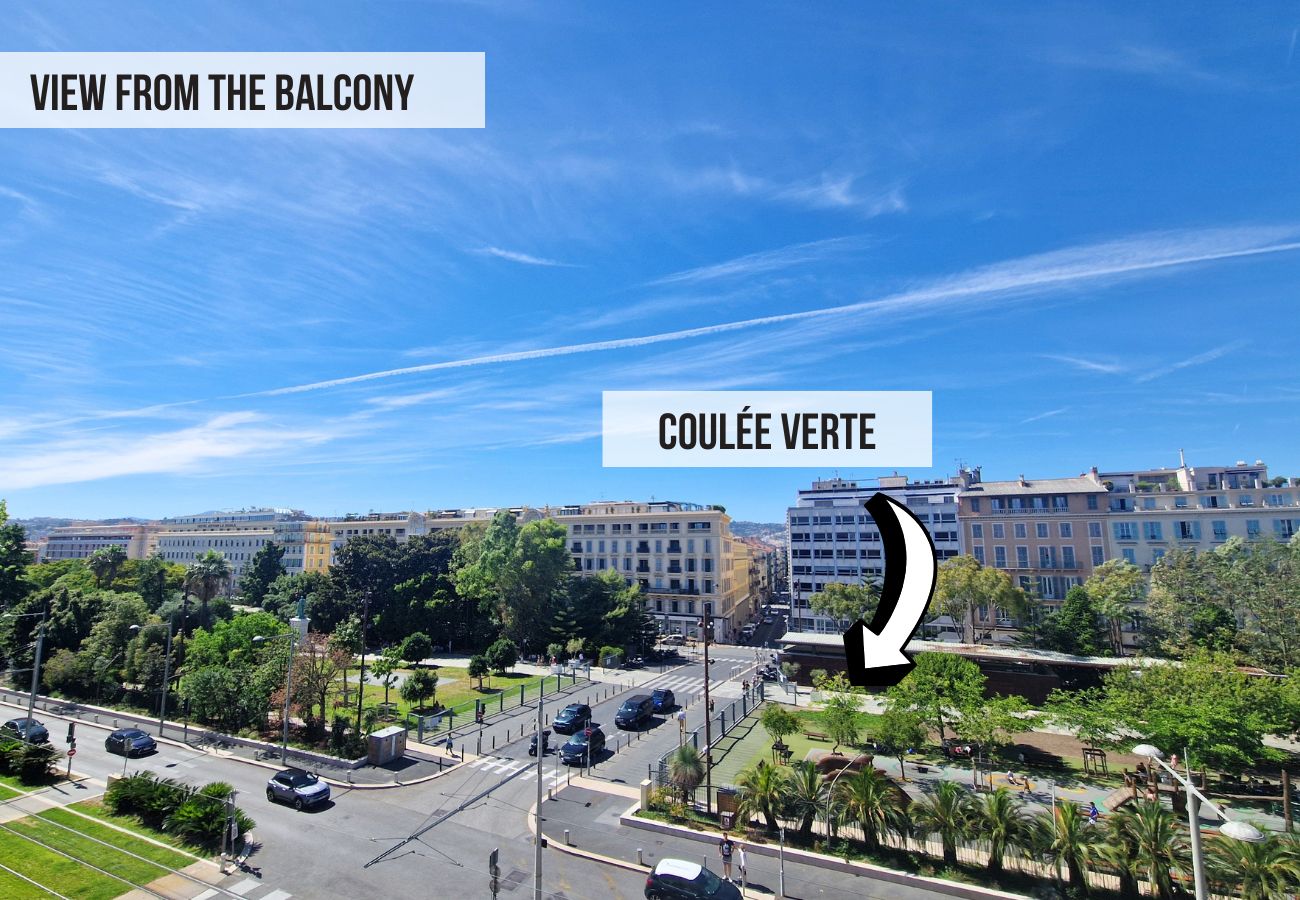 Apartment in Nice - New! N&J - L'ECRIN DU PAILLON - Near Nice Old Town - Balcony