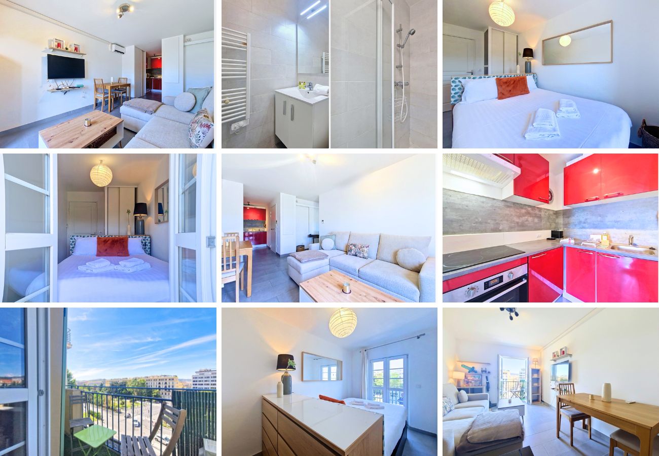 Apartment in Nice - New! N&J - L'ECRIN DU PAILLON - Near Nice Old Town - Balcony